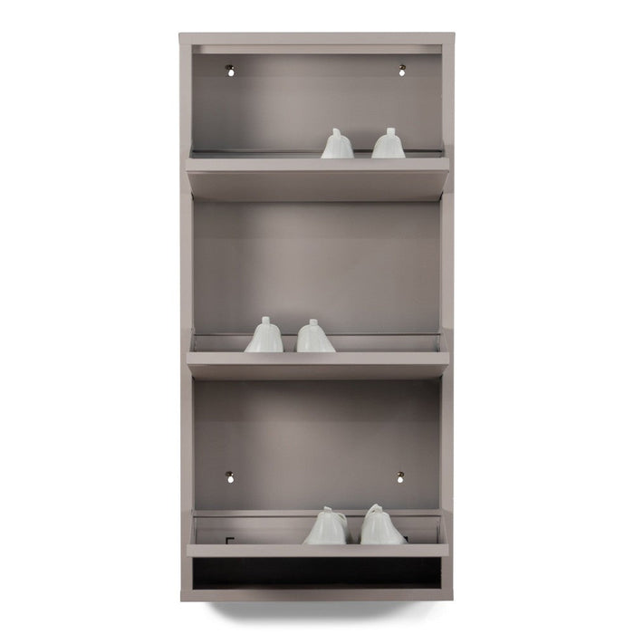 Schoenenkast BILLY 3 Staal Silky Taupe 50x15x103cm Spinder Design-Opbergkasten-Spinder