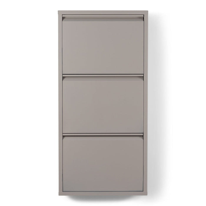 Schoenenkast BILLY 3 Staal Silky Taupe 50x15x103cm Spinder Design-Schoenenrekken-Spinder