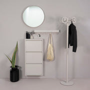 Schoenenkast BILLY 3 Staal Silky Taupe 50x15x103cm Spinder Design-Schoenenrekken-Spinder