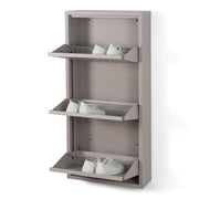 Schoenenkast BILLY 3 Staal Silky Taupe 50x15x103cm Spinder Design-Schoenenrekken-Spinder