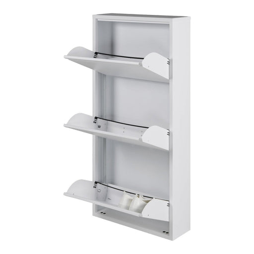 Schoenenkast BILLY 3 Staal Wit 50x15x103cm Spinder Design-Schoenenrekken-Spinder