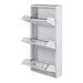 Schoenenkast BILLY 3 Staal Wit 50x15x103cm Spinder Design-Opbergkasten-Spinder