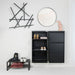 Schoenenkast BILLY 3 Staal Zwart 50x15x103cm Spinder Design-Schoenenrekken-Spinder