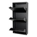 Schoenenkast BILLY 3 Staal Zwart 50x15x103cm Spinder Design-Schoenenrekken-Spinder