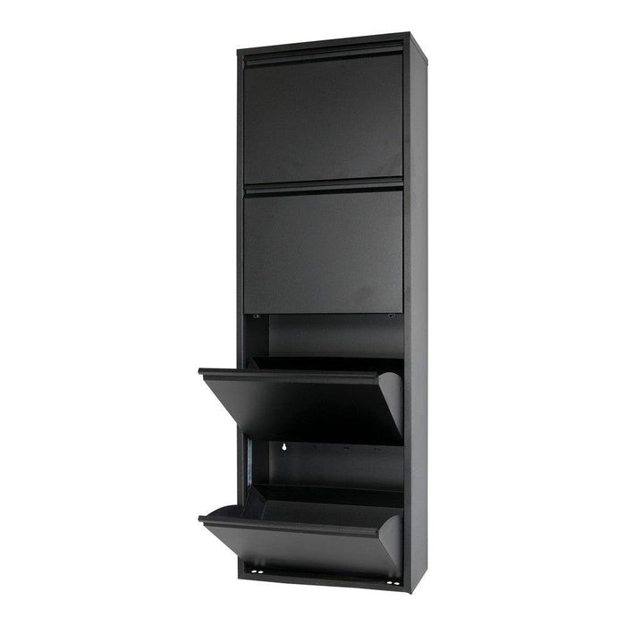 Schoenenkast BILLY 4 Staal Zwart 50x22x150cm Spinder Design-Schoenenrekken-Spinder
