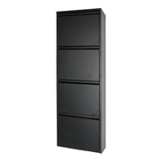 Schoenenkast BILLY 4 Staal Zwart 50x22x150cm Spinder Design-Schoenenrekken-Spinder