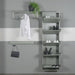 Schoenenkast BILLY 5 Staal Dusty Green 50x15x169cm Spinder Design-Opbergkasten-Spinder