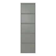 Schoenenkast BILLY 5 Staal Dusty Green 50x15x169cm Spinder Design-Schoenenrekken-Spinder