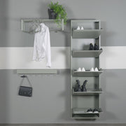 Schoenenkast BILLY 5 Staal Dusty Green 50x15x169cm Spinder Design-Schoenenrekken-Spinder