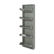 Schoenenkast BILLY 5 Staal Dusty Green 50x15x169cm Spinder Design-Schoenenrekken-Spinder