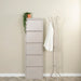 Schoenenkast BILLY 5 Staal Silky Taupe 50x15x169cm Spinder Design-Opbergkasten-Spinder