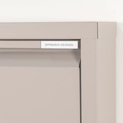 Schoenenkast BILLY 5 Staal Silky Taupe 50x15x169cm Spinder Design-Schoenenrekken-Spinder