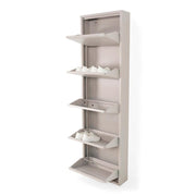 Schoenenkast BILLY 5 Staal Silky Taupe 50x15x169cm Spinder Design-Schoenenrekken-Spinder
