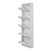 Schoenenkast BILLY 5 Staal Wit 50x15x169cm Spinder Design-Schoenenrekken-Spinder