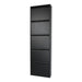 Schoenenkast BILLY 5 Staal Zwart 50x15x169cm Spinder Design-Opbergkasten-Spinder