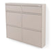 Schoenenkast BILLY 6 Staal Silky Taupe 98x15x86cm Spinder Design-Schoenenrekken-Spinder