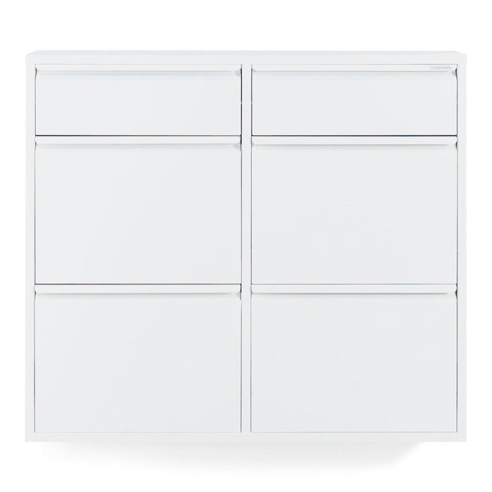 Schoenenkast BILLY 6 Staal Wit 98x15x86cm Spinder Design-Schoenenrekken-Spinder