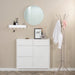 Schoenenkast BILLY 6 Staal Wit 98x15x86cm Spinder Design-Opbergkasten-Spinder