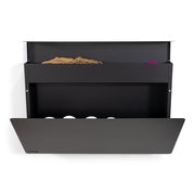 Schoenenkast LUIGI Staal Zwart 78.1x12.6x48.3cm Spinder Design-Schoenenrekken-Spinder