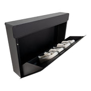 Schoenenkast LUIGI Staal Zwart 78.1x12.6x48.3cm Spinder Design-Schoenenrekken-Spinder