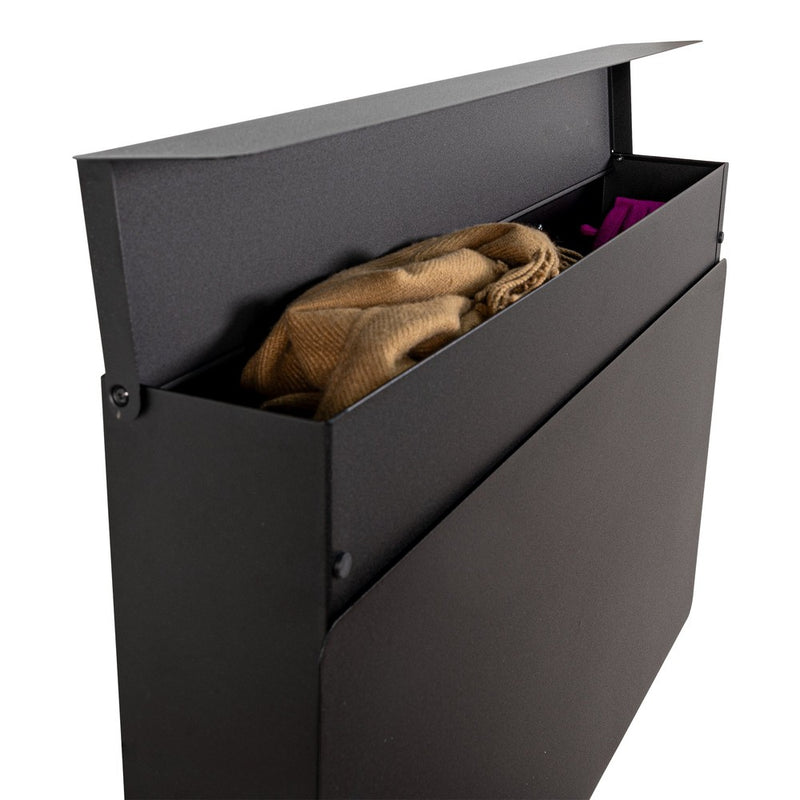 Schoenenkast LUIGI Staal Zwart 78.1x12.6x48.3cm Spinder Design-Schoenenrekken-Spinder