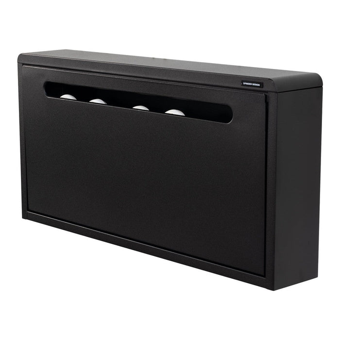 Schoenenkast MARIO Staal Zwart 75.1x12.6x37.7cm Spinder Design-Opbergkasten-Spinder
