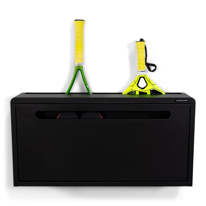 Schoenenkast SPORTIVA Staal Zwart 75.7x17.6x37.7cm Spinder Design-Schoenenrekken-Spinder