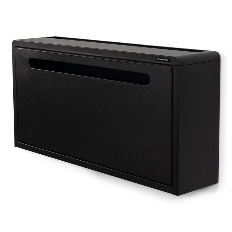 Schoenenkast SPORTIVA Staal Zwart 75.7x17.6x37.7cm Spinder Design-Schoenenrekken-Spinder