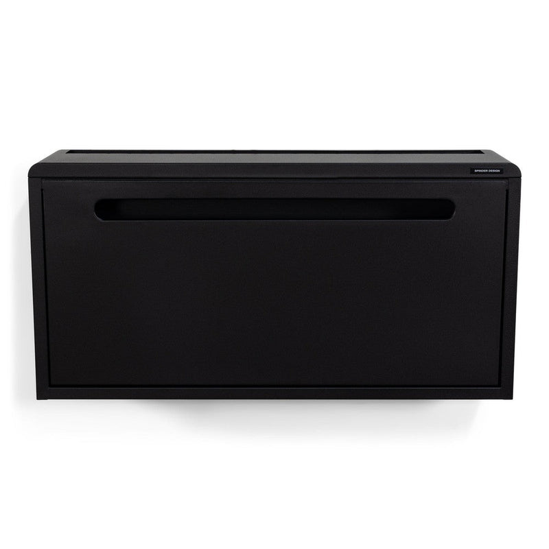 Schoenenkast SPORTIVA Staal Zwart 75.7x17.6x37.7cm Spinder Design-Schoenenrekken-Spinder