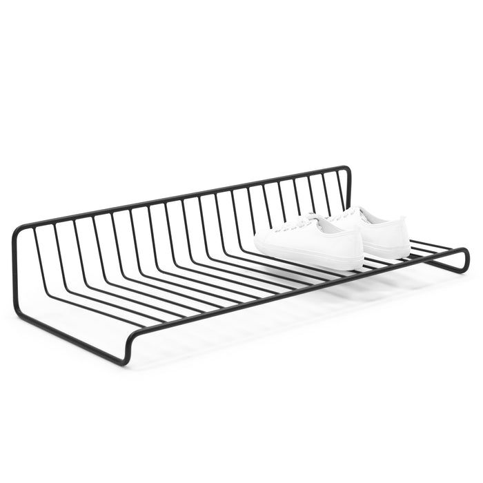 Schoenenrek FINO Staal Zwart 80x34x16cm Spinder Design-Schoenenrekken-Spinder