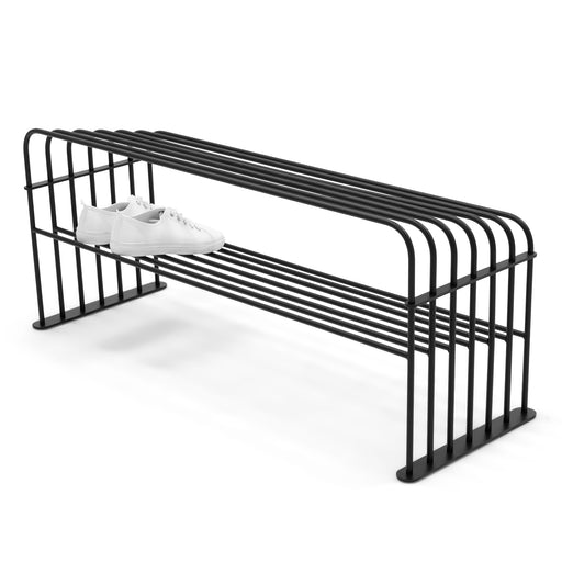 Schoenenrek GRID 100 Staal Zwart 100x34x40.5cm Spinder Design-Opbergkasten-Spinder