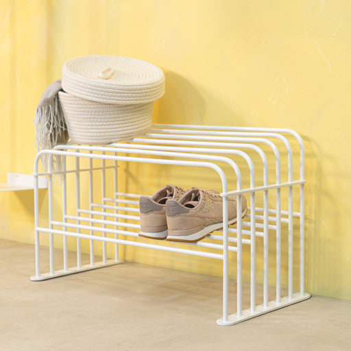 Schoenenrek GRID 70 Staal Wit 70x70x40.5cm Spinder Design-Opbergkasten-Spinder
