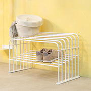 Schoenenrek GRID 70 Staal Wit 70x70x40.5cm Spinder Design-Schoenenrekken-Spinder