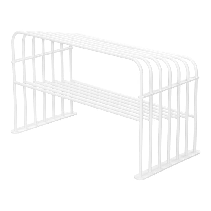 Schoenenrek GRID 70 Staal Wit 70x70x40.5cm Spinder Design-Schoenenrekken-Spinder