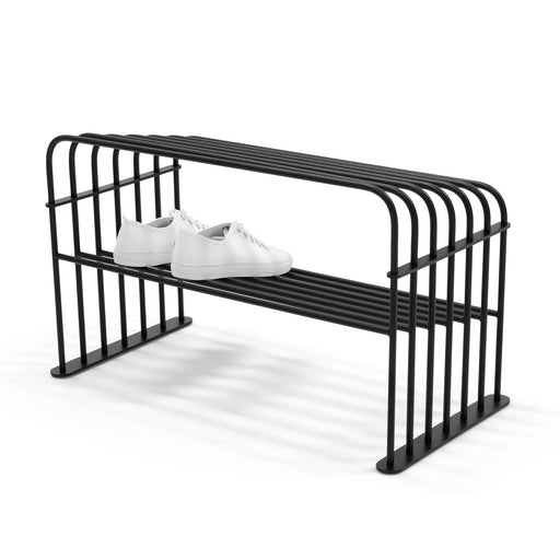 Schoenenrek GRID 70 Staal Zwart 70x34x40.5cm Spinder Design-Opbergkasten-Spinder