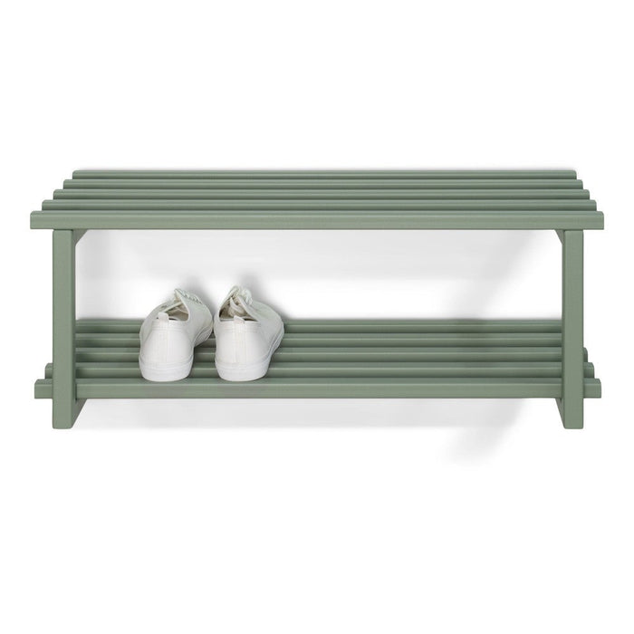 Schoenenrek MARCO Staal Dusty Green 71x34x26cm Spinder Design-Schoenenrekken-Spinder