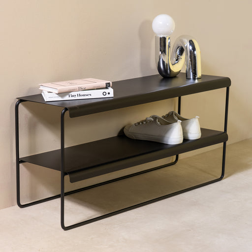 Schoenenrek NIVO 70 Staal Zwart 73x28x38.5cm Spinder Design-Schoenenrekken-Spinder