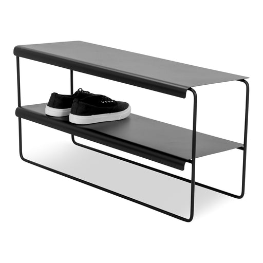 Schoenenrek NIVO 70 Staal Zwart 73x28x38.5cm Spinder Design-Schoenenrekken-Spinder