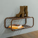 Schoenenrek RETRO Staal Chocolate Brown 72x35.2x28cm-Opbergkasten-Spinder