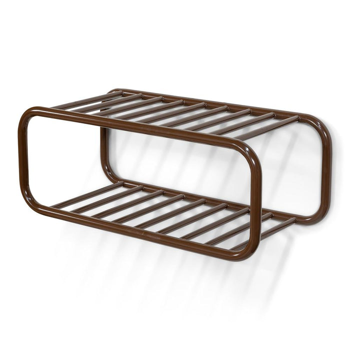 Schoenenrek RETRO Staal Chocolate Brown 72x35.2x28cm-Opbergkasten-Spinder