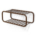 Schoenenrek RETRO Staal Chocolate Brown 72x35.2x28cm-Schoenenrekken-Spinder