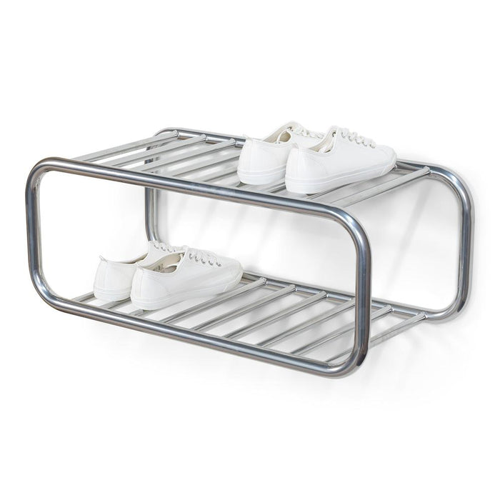 Schoenenrek RETRO Staal Nikkel 72x35.2x28cm Spinder Design-Opbergkasten-Spinder