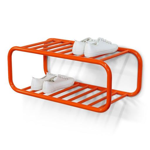 Schoenenrek RETRO Staal Oranje 72x35.2x28cm Spinder Design-Opbergkasten-Spinder
