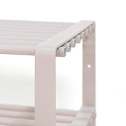Schoenenrek REX SR 2 100 cm Staal Silky Taupe 100x29x48.5cm-Schoenenrekken-Spinder