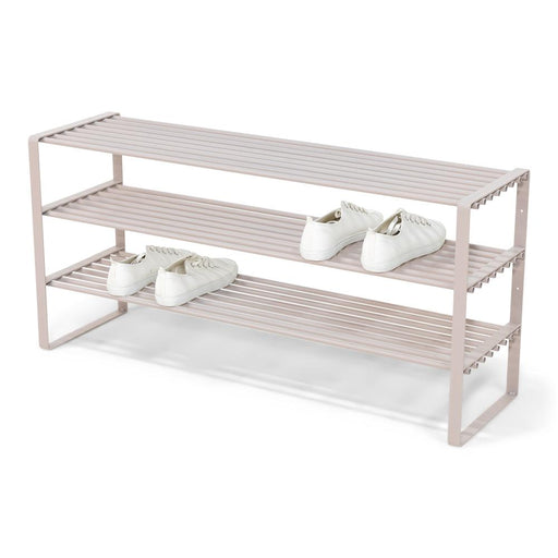 Schoenenrek REX SR 2 - 100 cm Staal Silky Taupe 100x29x48.5cm-Schoenenrekken-Spinder