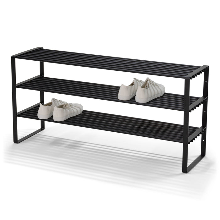 Schoenenrek REX SR 2 100 cm Staal Zwart 100x29x48.5cm-Schoenenrekken-Spinder