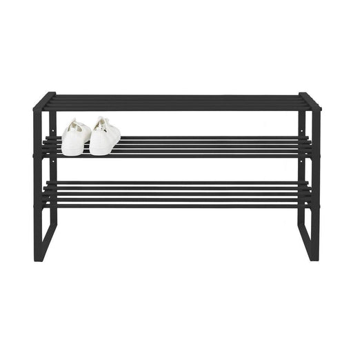 Schoenenrek REX SR 2 - 100 cm Staal Zwart 100x29x48.5cm-Schoenenrekken-Spinder