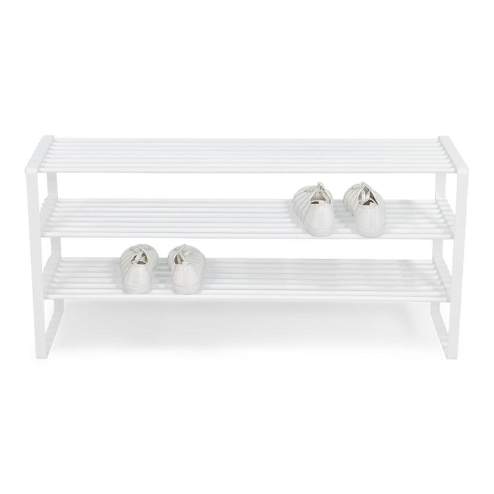 Schoenenrek REX SR 2 - 100cm Staal Wit 100x29x48.5cm-Opbergkasten-Spinder