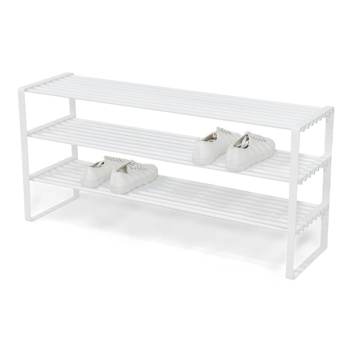 Schoenenrek REX SR 2 - 100cm Staal Wit 100x29x48.5cm-Opbergkasten-Spinder