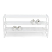 Schoenenrek REX SR 2 100cm Staal Wit 100x29x48.5cm-Schoenenrekken-Spinder